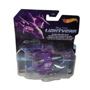 Hot Wheels Disney Lightyear Starships Zurg Fighter Ship Pixar Toy Story Spinoff